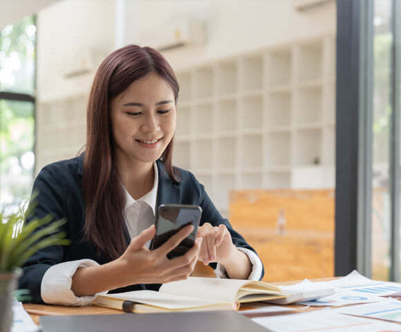 SwipePointを携帯電話で利用している従業員